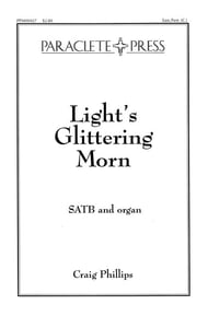 Lights Glittering Morn SATB choral sheet music cover Thumbnail